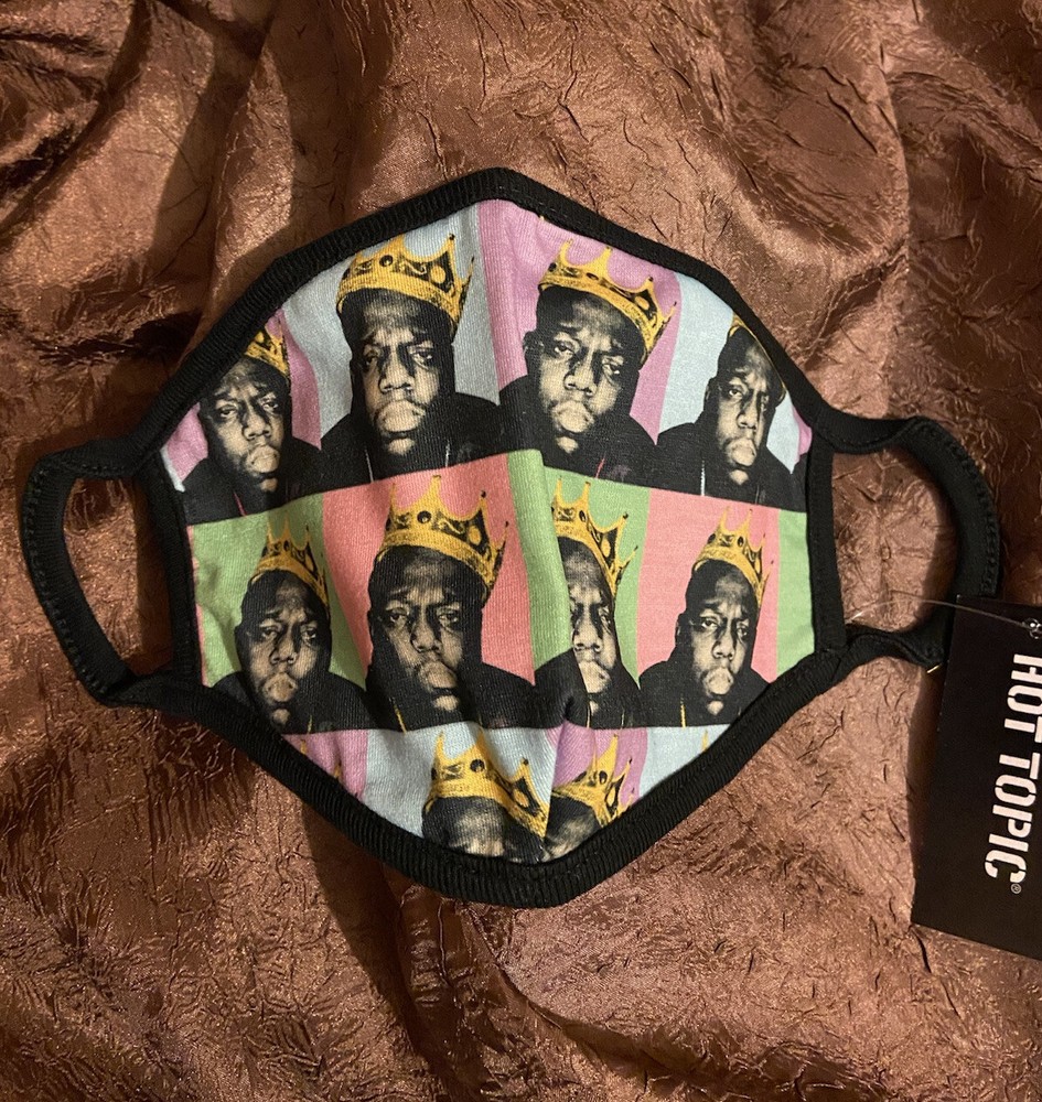 Notorious B.I.G Face mask NWT