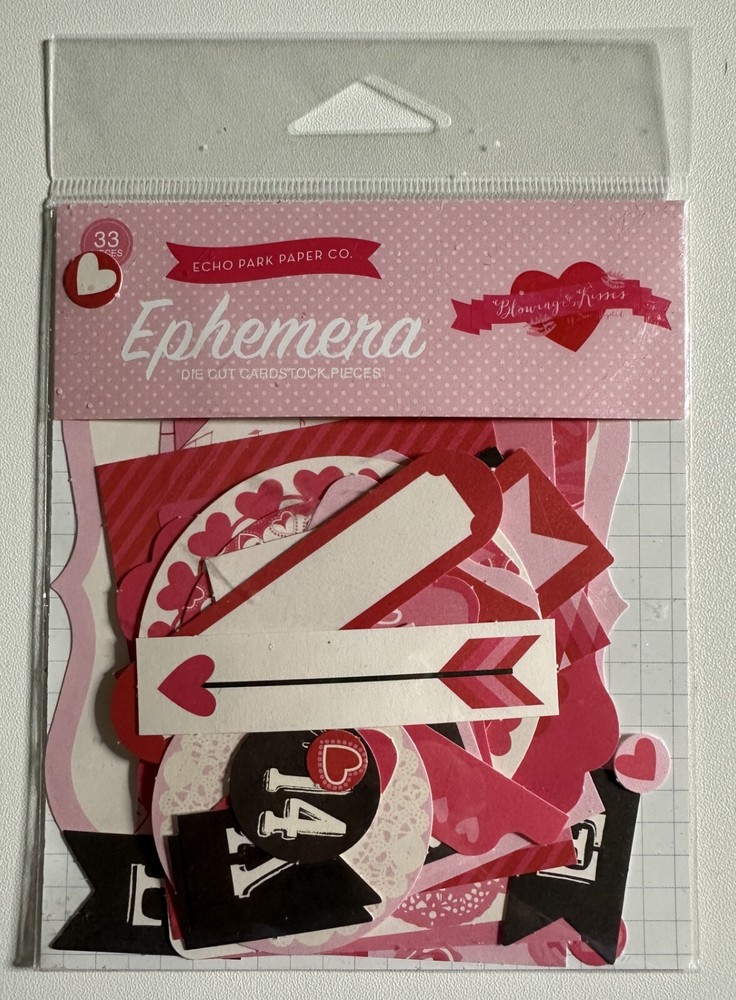 Echo Park Ephemera Die Cut Packs Multiple Variations Available-You Choose