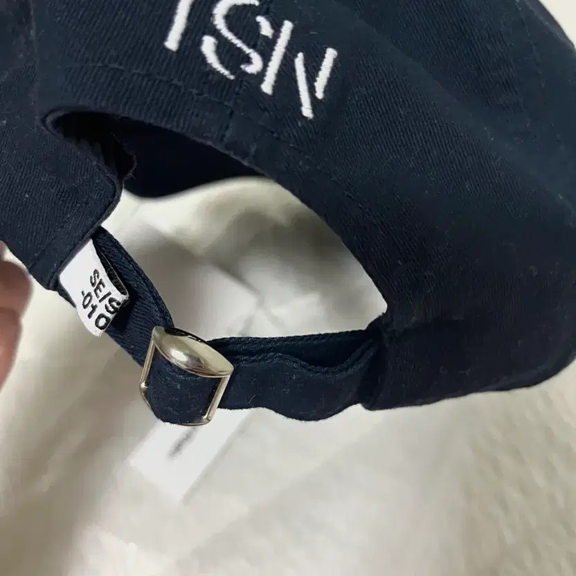 Disappear Never Dead Navy Cap ISN Logo