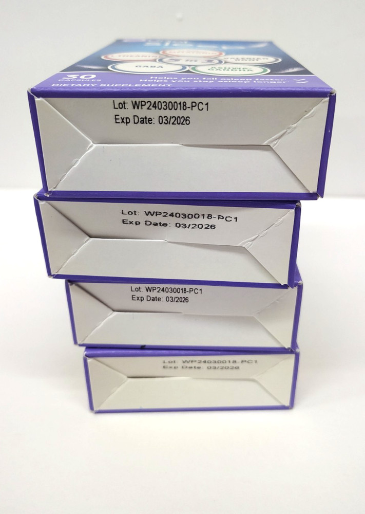 4-PACK Qunol Sleep Support Complex 5:1 Time Release Melatonin 30ct EACH- 03/26
