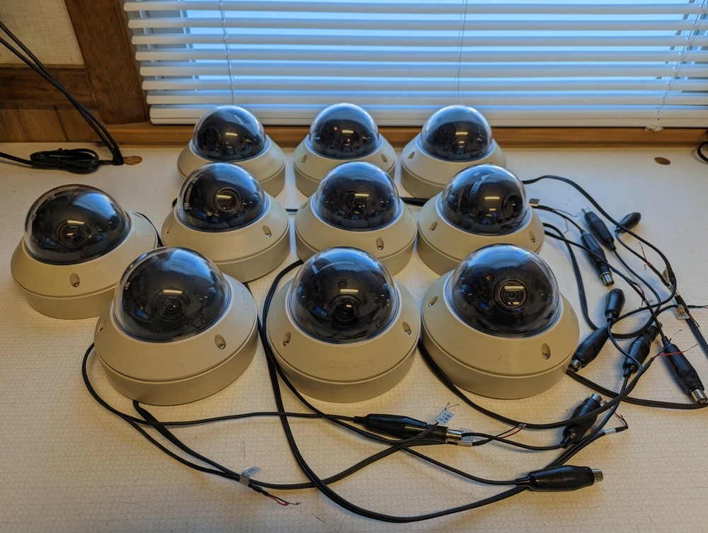 Nuvico CD-STD21N-I-CX analog camera 12V dome camera TESTED, WORKING (10 avail)