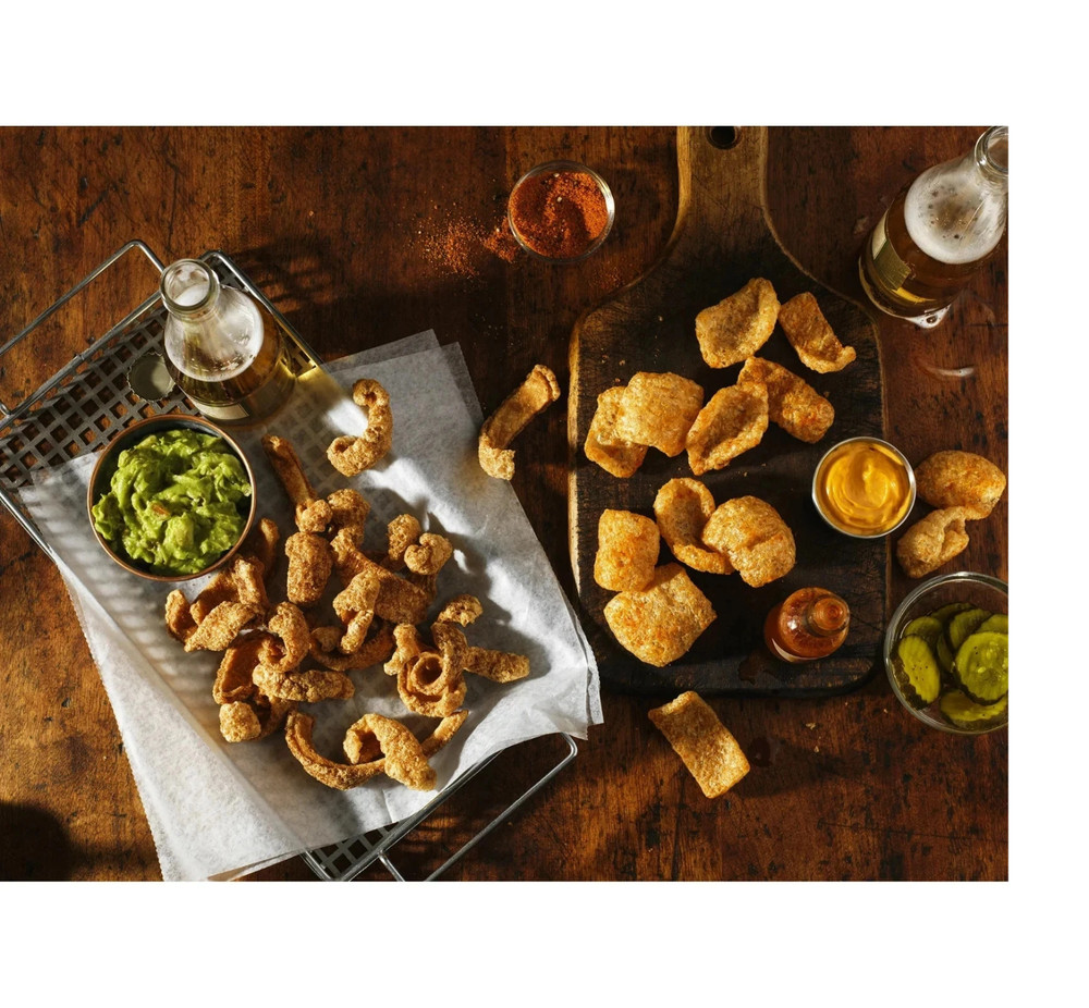 Mac's Original Fried Pork Skins 11oz Barrel