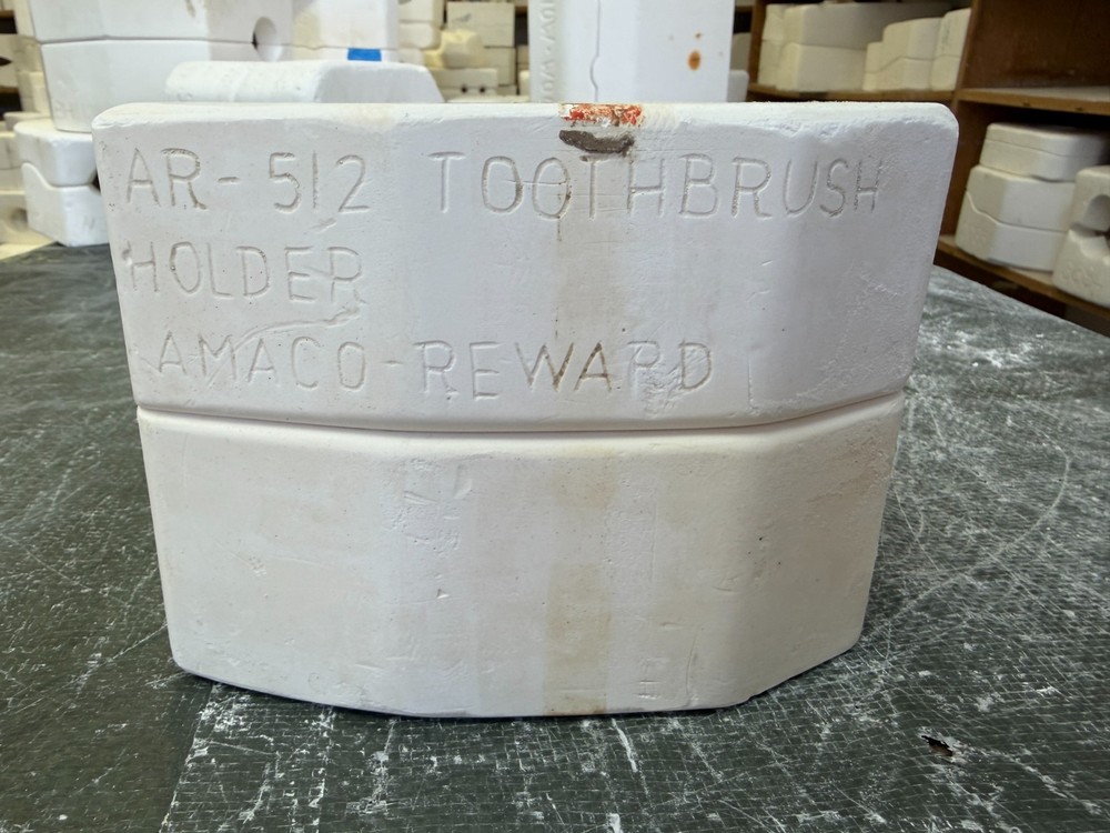 VINTAGE AMACO CERAMIC MOLD #AR-512 TOOTHBRUSH HOLDER