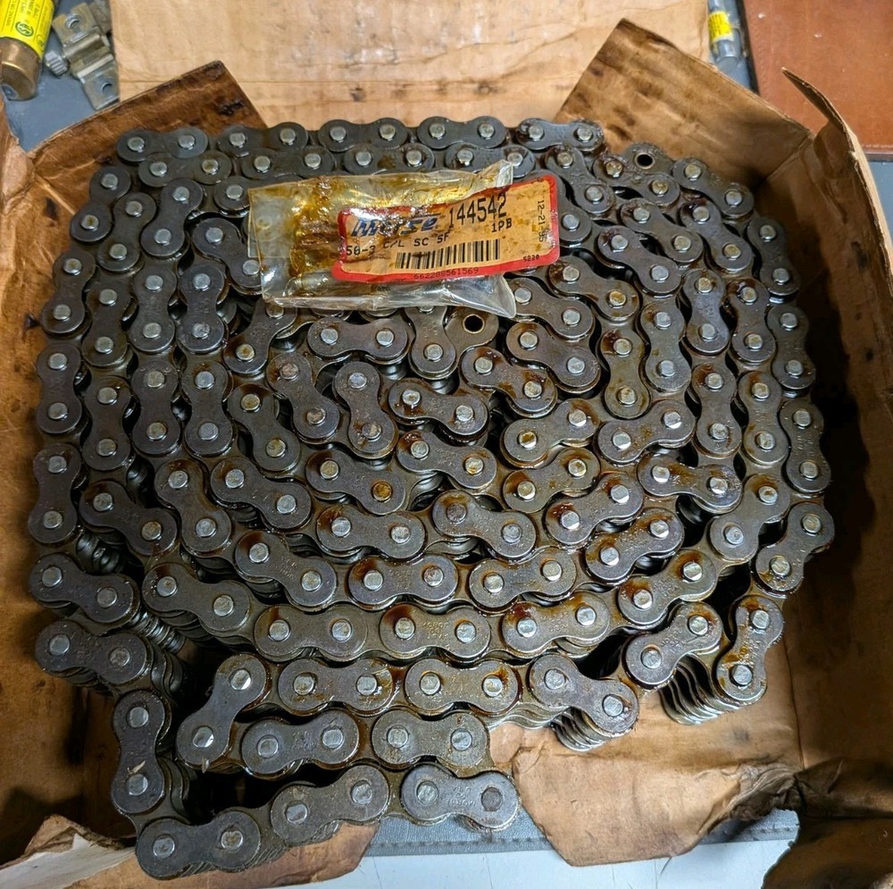 Morse Standard Riveted Roller Chain - 50-3R 10FT
