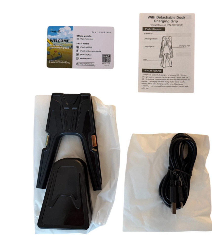 Nintendo Switch 2 Detachable Dock Charging Grip ~ New in Box