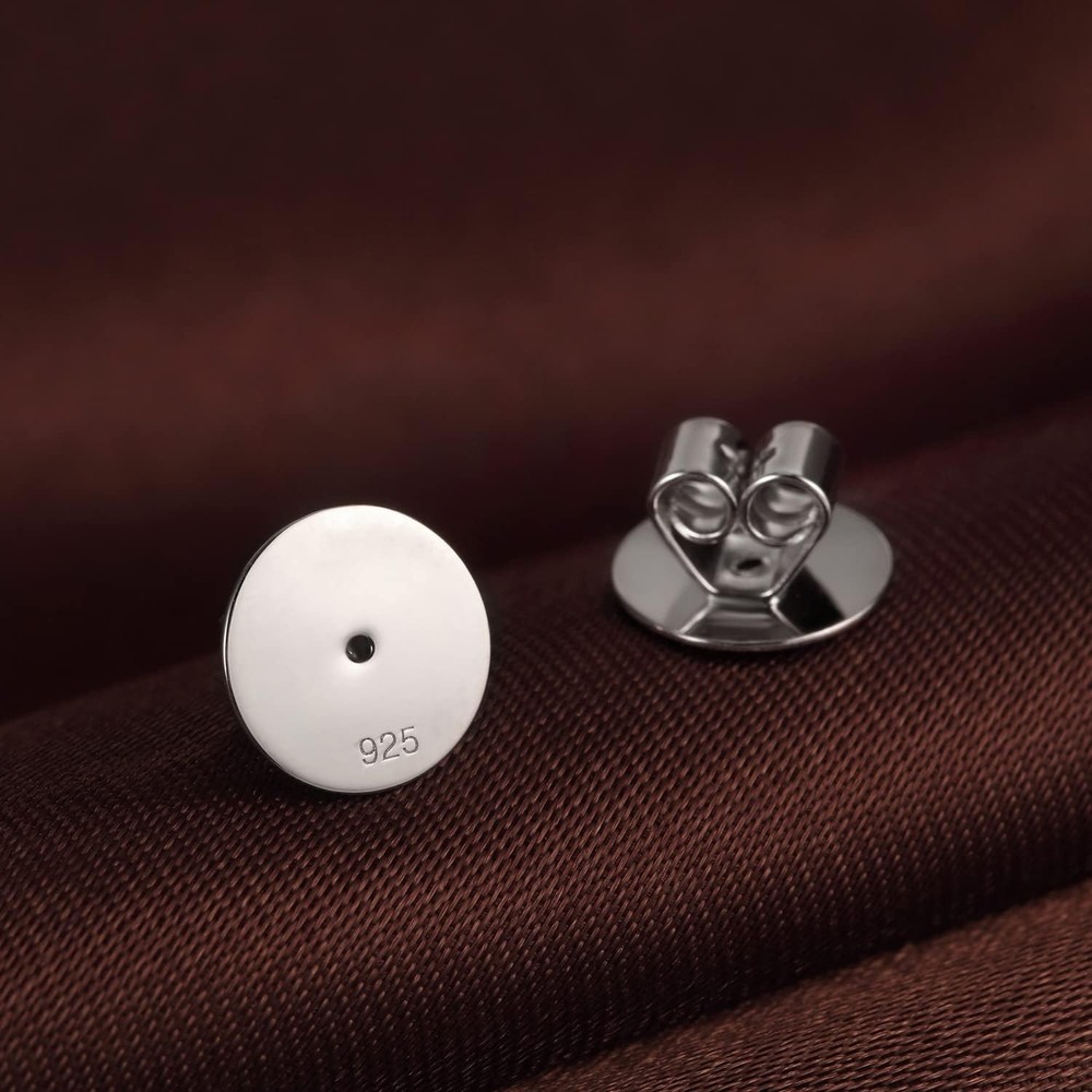 Ultimate Secure 925 Sterling Silver Earring Backs - Perfect for Sensitive Ears