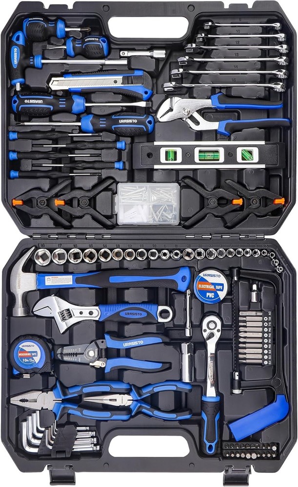 168-Piece Socket Wrench Auto Repair Tool Combination Package Mixed Tool Set