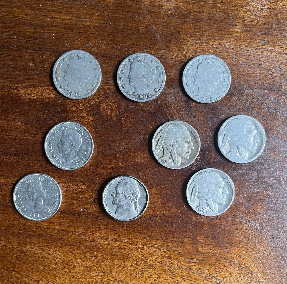 Vintage Mixed US / Canada Nickel Lot