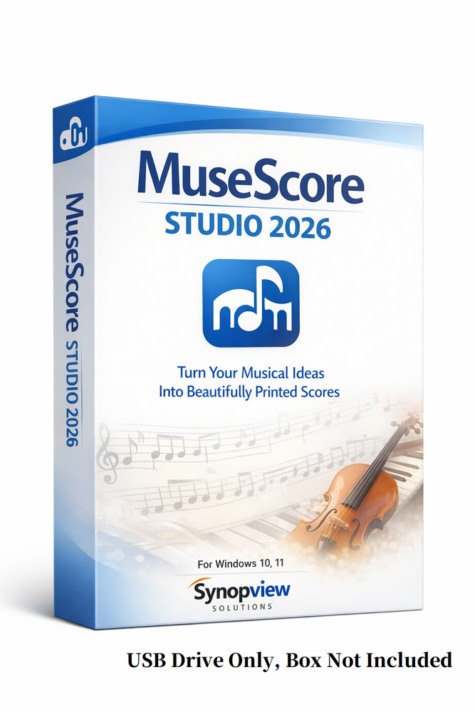 MuseScore Studio Software 2026 Writing Notation Composition for Windows on USB