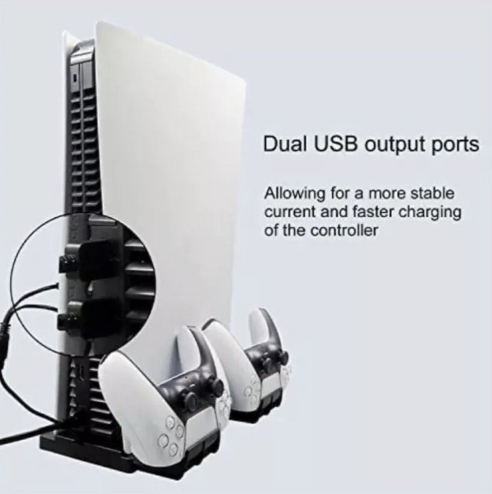 Charger Vertical Stand USB Hub For PS5 Controller 2 Docks IPlay