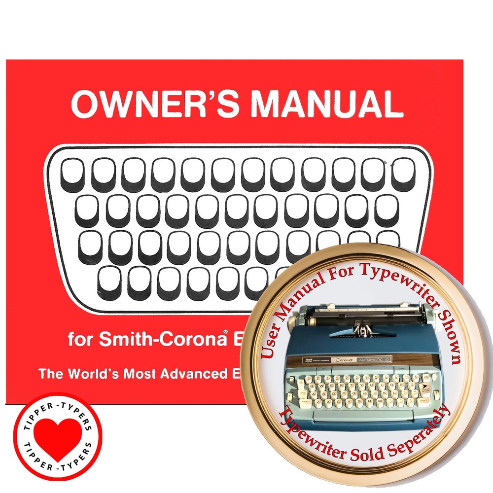 Smith Corona Coronet Automatic 10 Typewriter User Instruction Owner's Manual