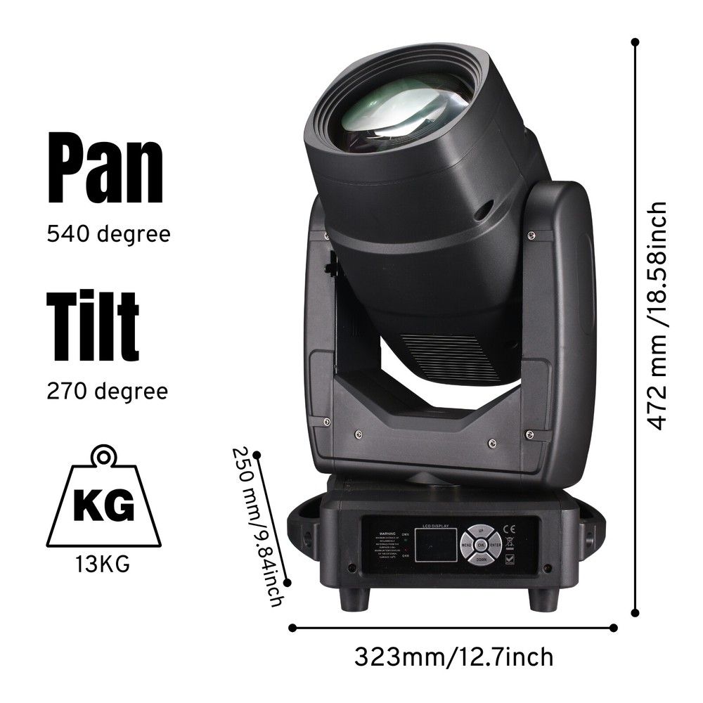 Rainbow Effect 380W 20R Sharpy Beam Moving Head Light DJ Light Stage Lighting