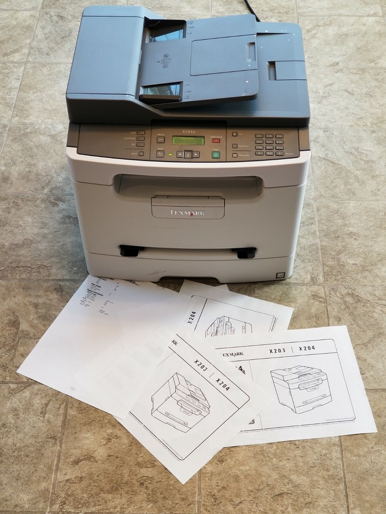 Lexmark X204N All-In-One Laser Printer