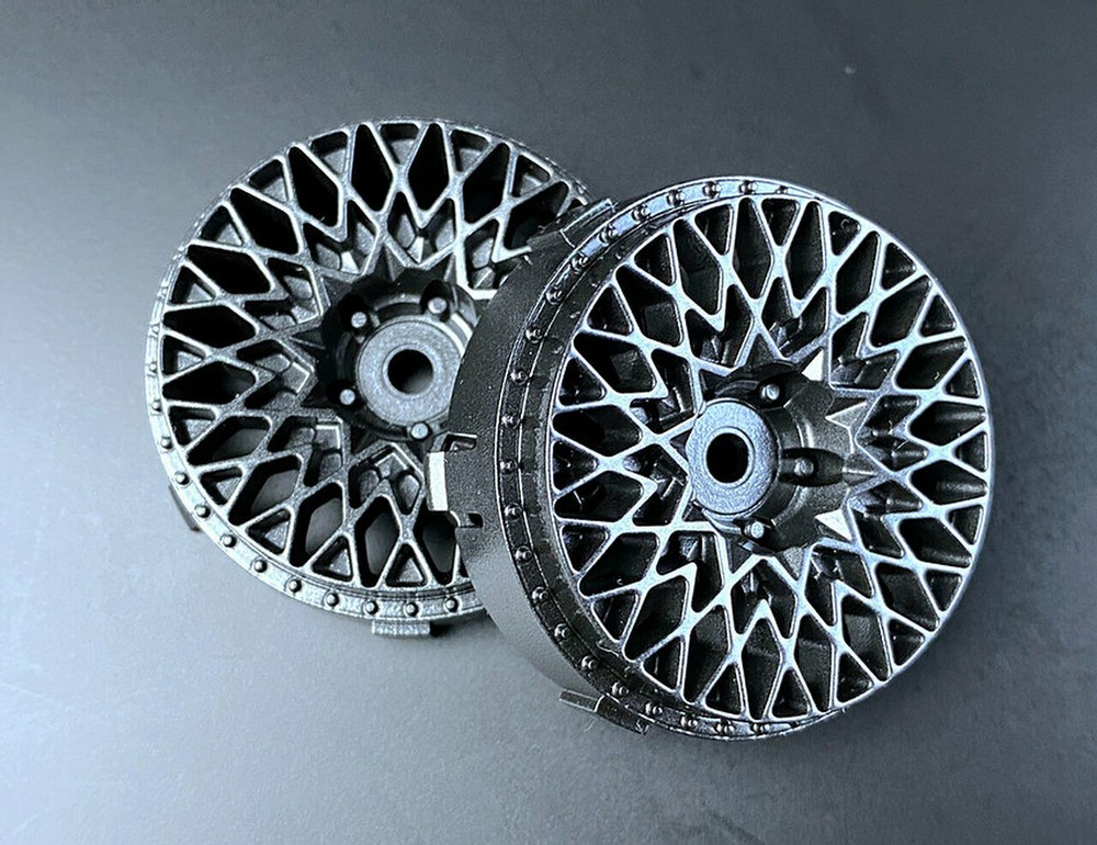 Tetsujin GRANSEEKER Wheels INSERTS Disk Adjustable Offset - GUN METAL - 4PCS