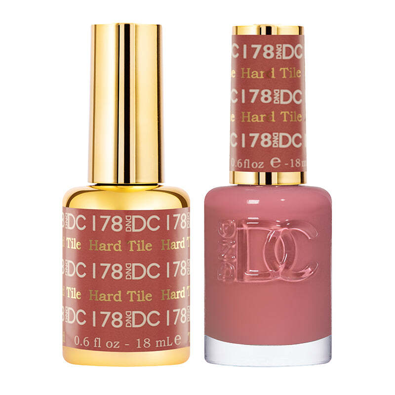 DND DC Soak Off Gel Polish Duo ##178 - Hard Tile