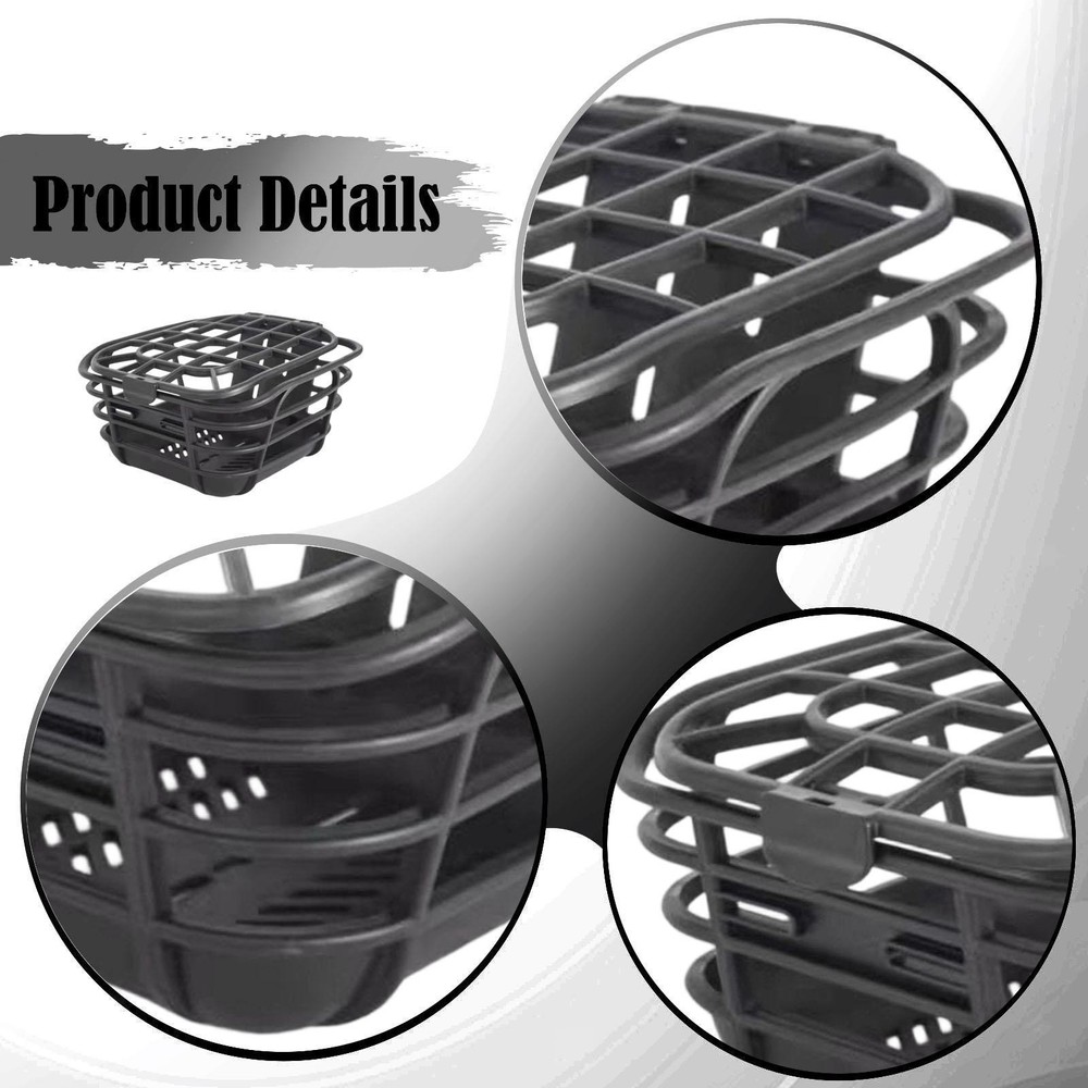 Bicycle Basket Cargo Basket with Lid