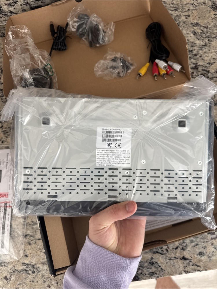 New/Unused Next Generation AFN DVR Satellite TV Decoder & DVR AFN7500HD. Boxed
