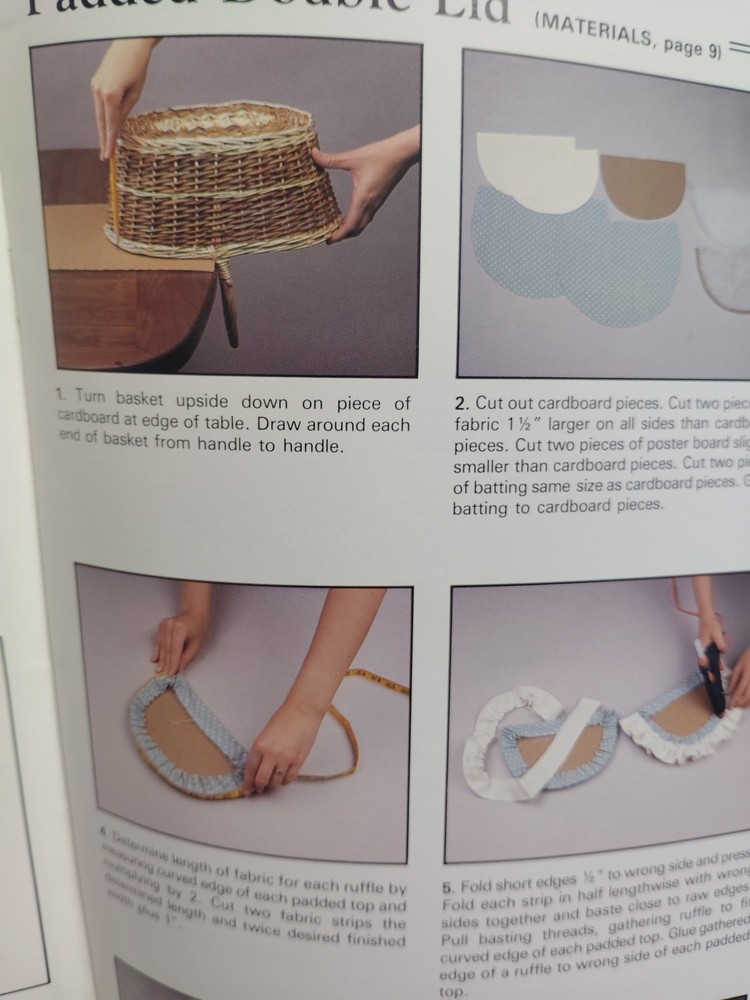 Basket Case Designer Baskets Decor Crafts Gift Pattern 1066 Leaflet Leisure Arts