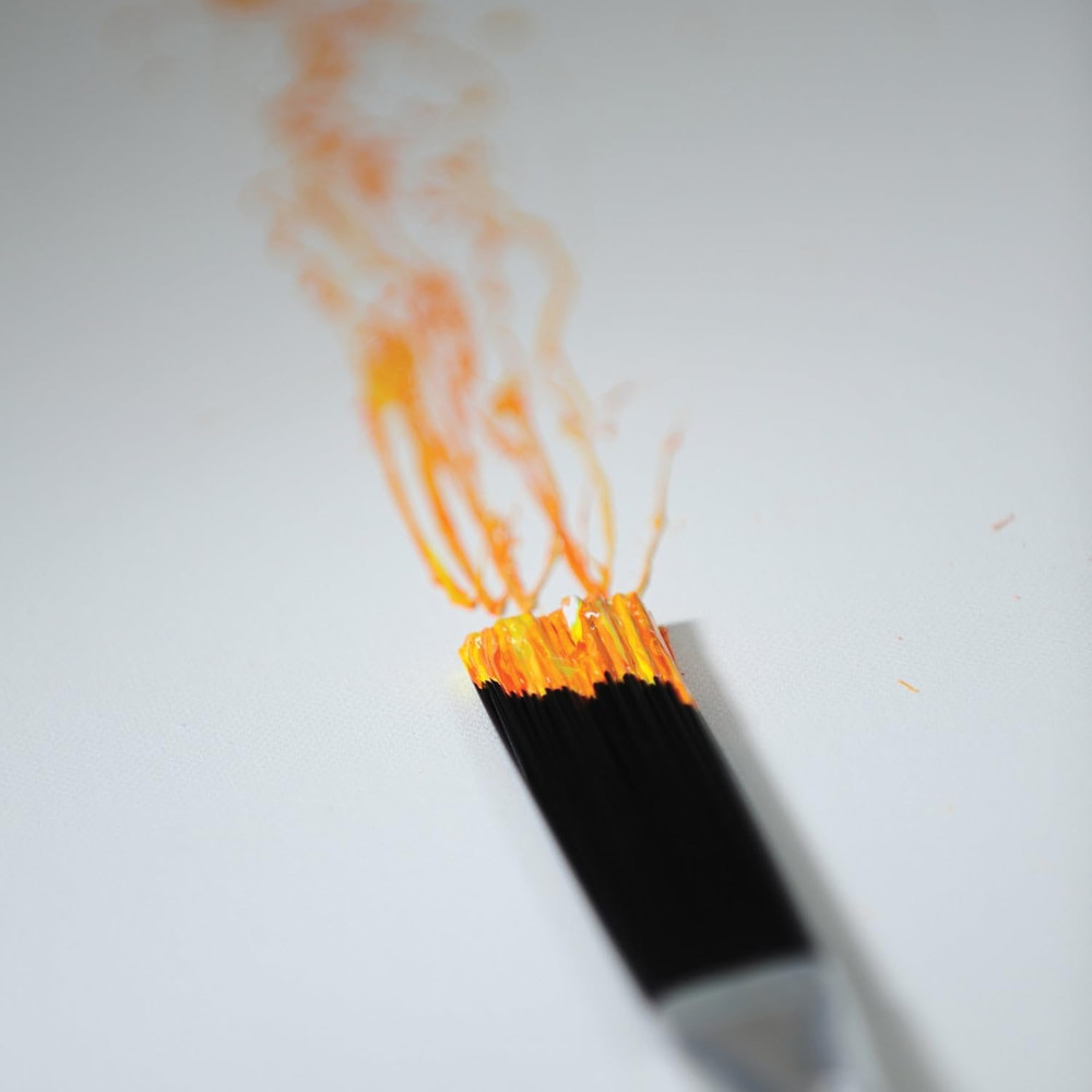 Professional Freestyle Large Scale Brush, Splatter - Flat