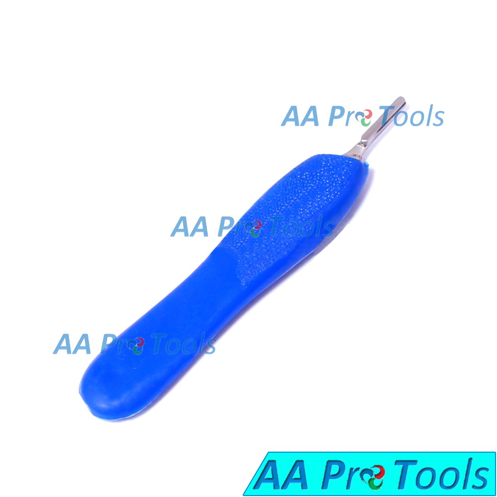 Surgical Scalpel Handle #3 Blue Plastic Grip Veterinary Instruments