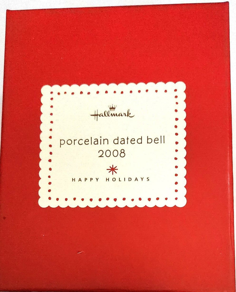 Very Nice 2.5" Porcelain Bell 2008 Hallmark