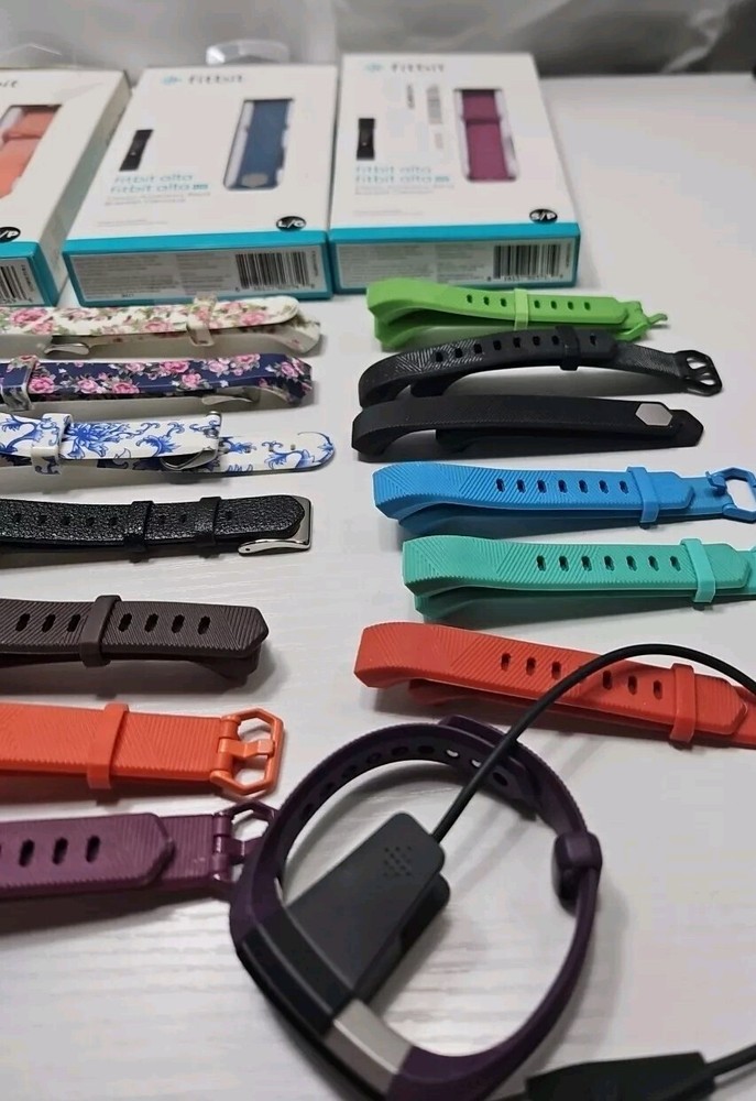 Fitbit Alta Bundle With Charger, 20 Interchangeable Bands For Alta And Alta Hr