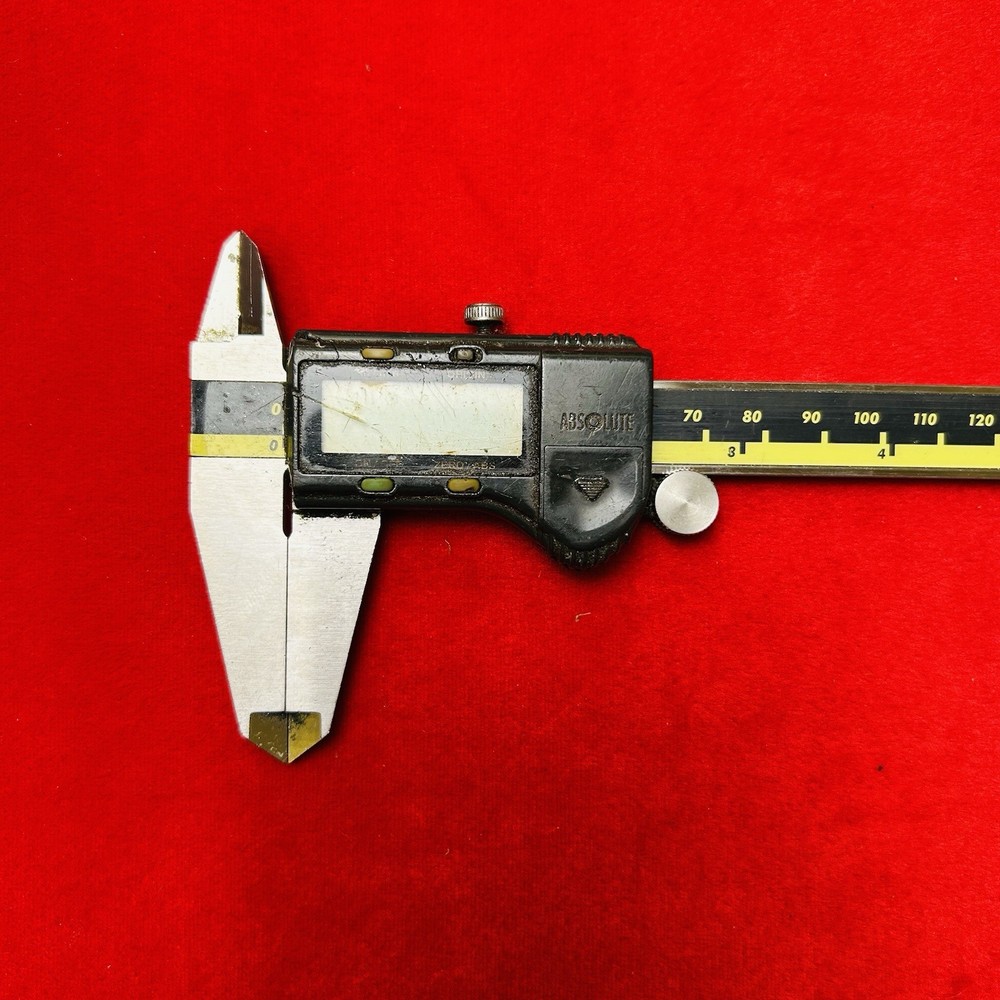 ABSOLUTE DIGIMATIC Digital Caliper 8 in 200mm Black Maximum Measurement Tool