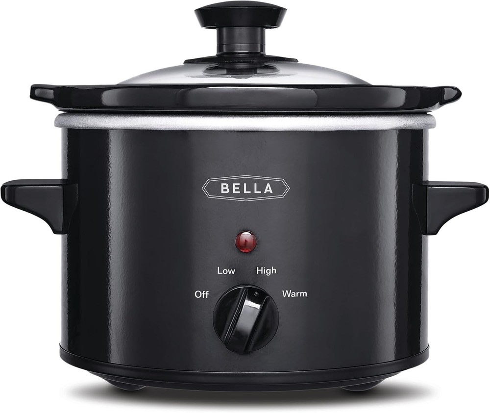 Versatile 1.5Qt Ceramic Slow Cooker with Cool-Touch Handles & Multiple Settings