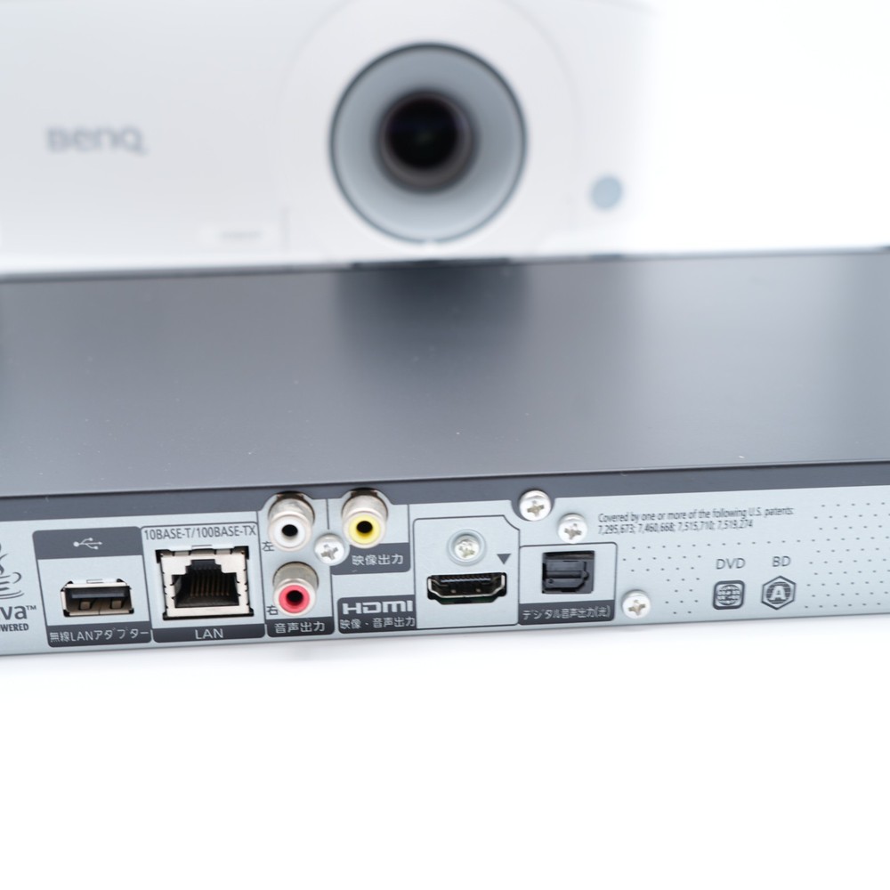 BenQ MH550 Projector Full Set 3D Ready Ceiling Mount Blu-ray Player Glasses HDMI