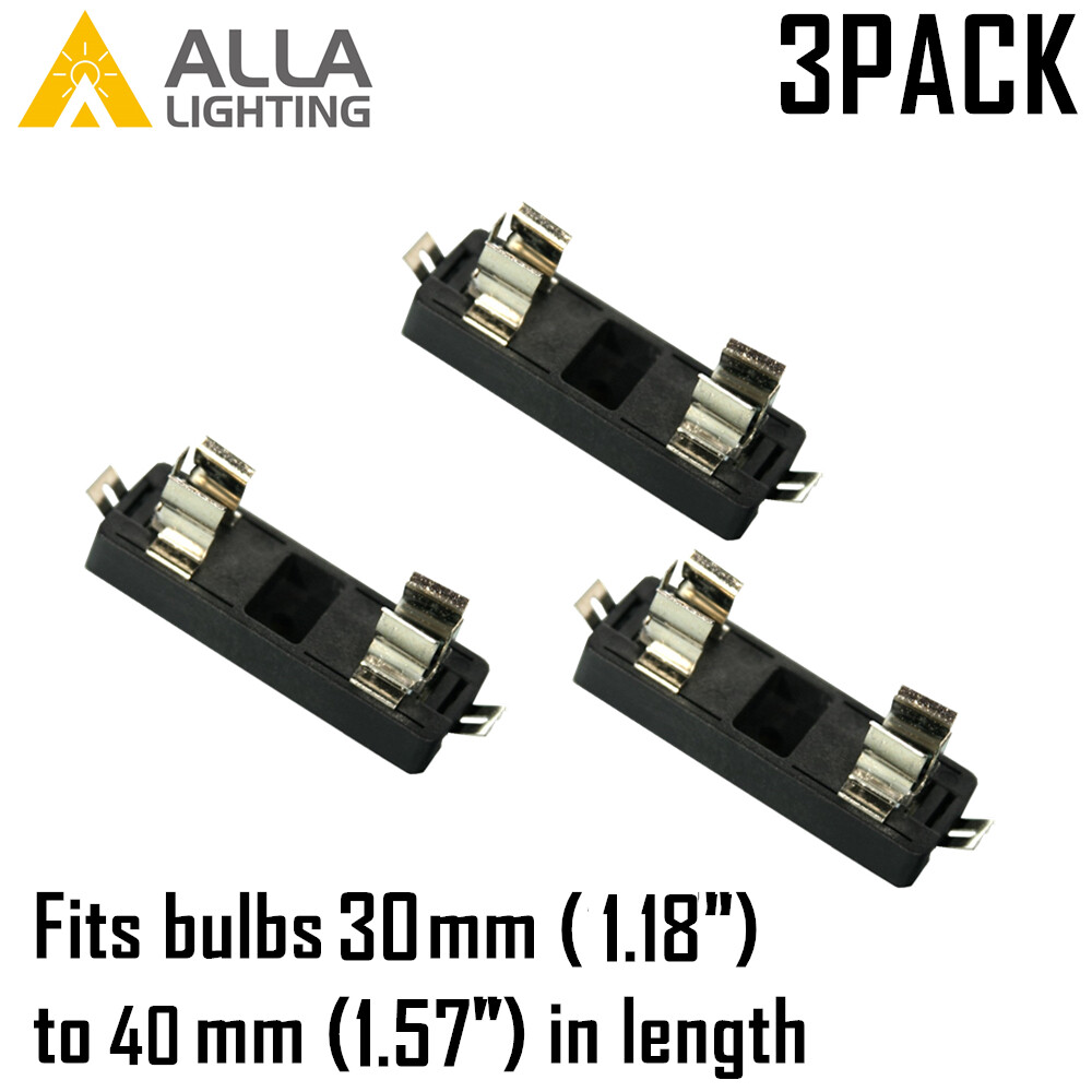 3x 31MM Festoon Bulb Socket Base Holder for Retrofit Add-on Interior Light 10W