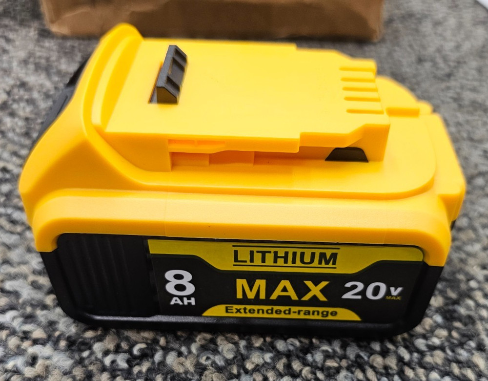 20V Max 8.0Ah Replacement Lithium-Ion Tool Battery, Extended Range 160Wh