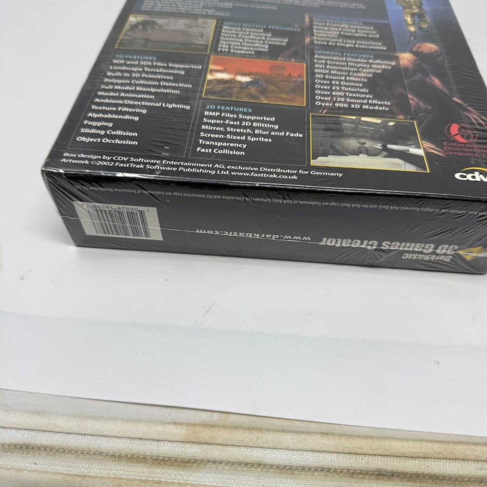 DarkBASIC 3D Games Creator New in Box Vintage SEALED
