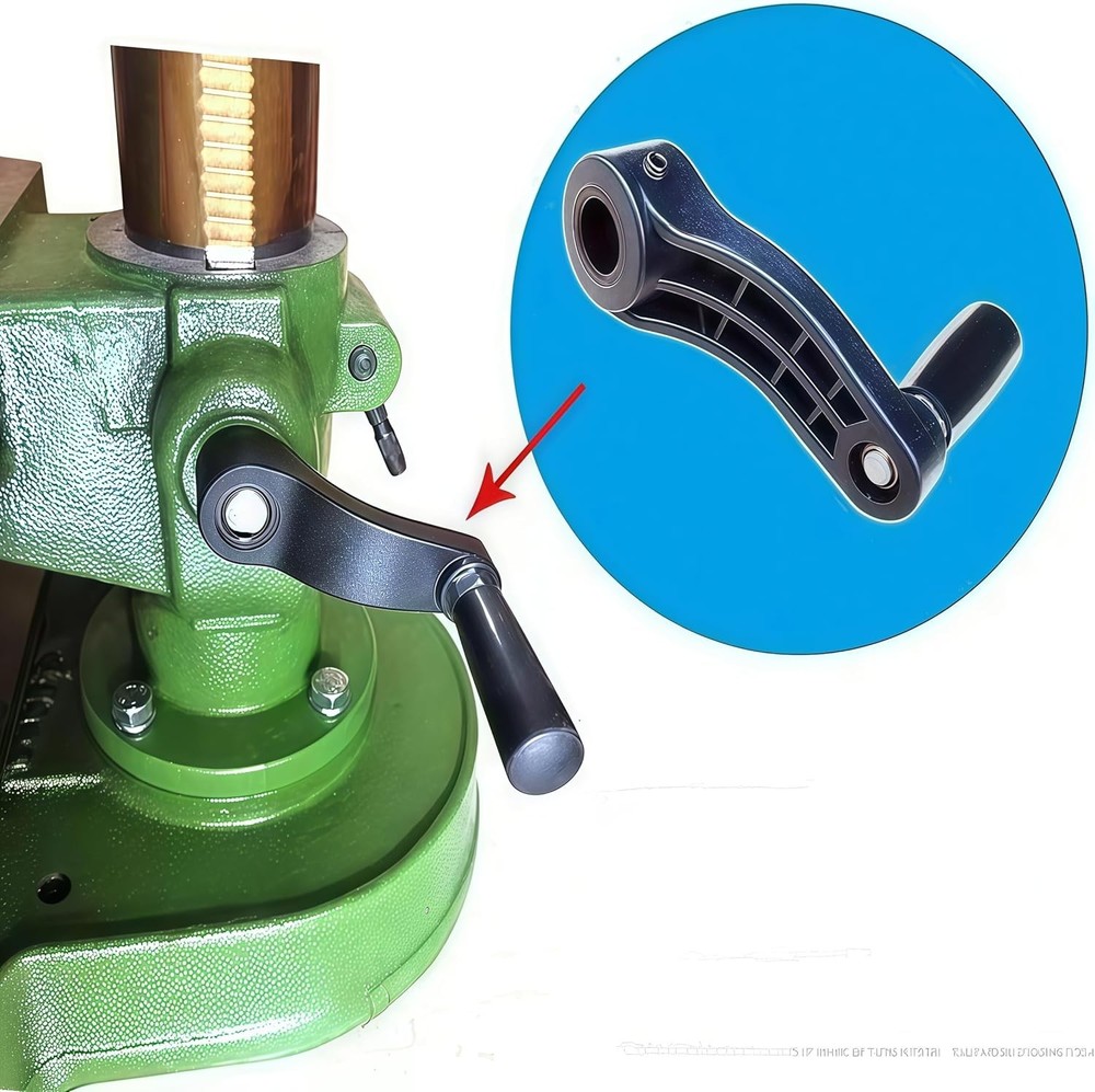 3.7-Inch Drill Press Crank Handle - Easy Install T-Handle for Professionals