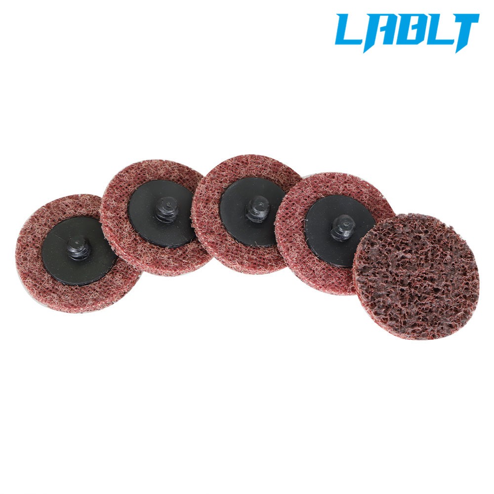 LABLT 50×2" Medium Surface Conditioning Discs Roll Lock Die Grinder Sanding Pads
