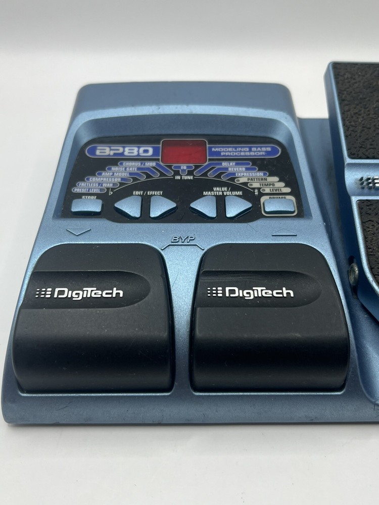 DIGITECH BP80 MODELING BASS PROCESSOR GUITAR EFFECTS PEDAL ~ AS IS ~ READ