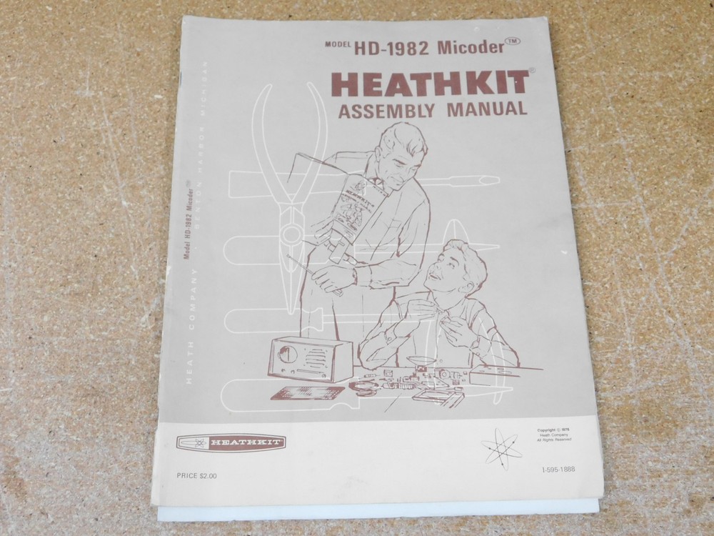 Heathkit HD-1982 Ham Radio Micoder User Manual (original)