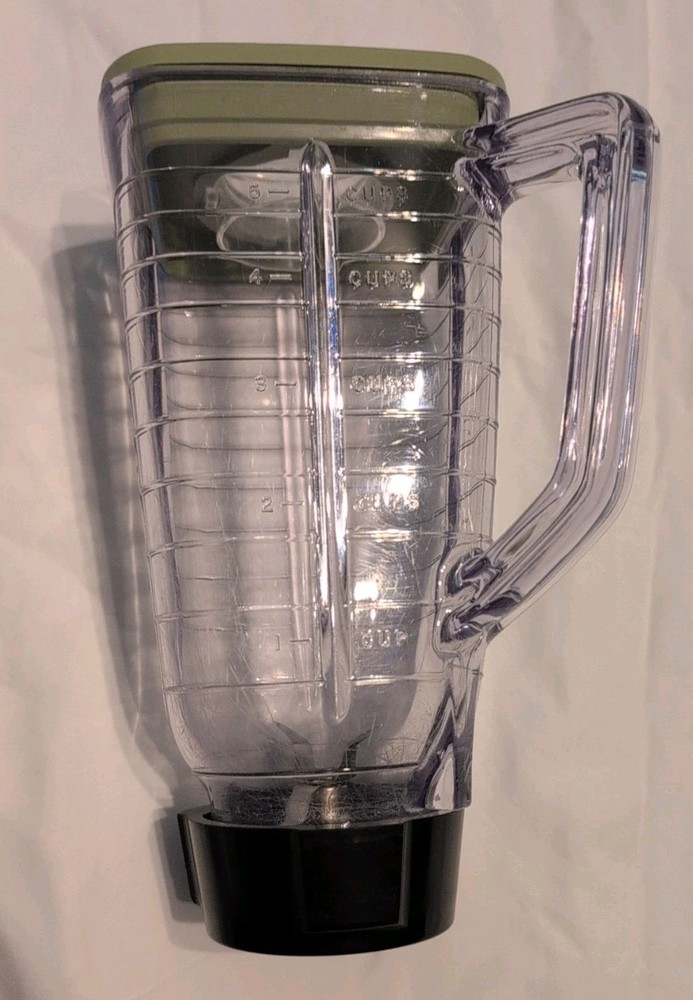 Vintage Osterizer Avacado Green Replacement Plastic Pitcher 1970 Blender Tested