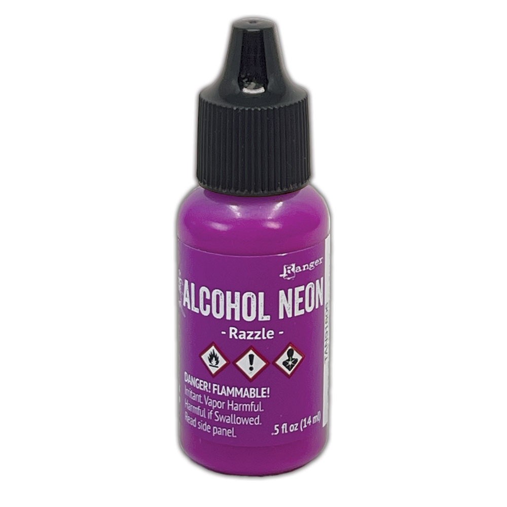 Tim Holtz Neon Alcohol Ink 0.5oz-Razzle