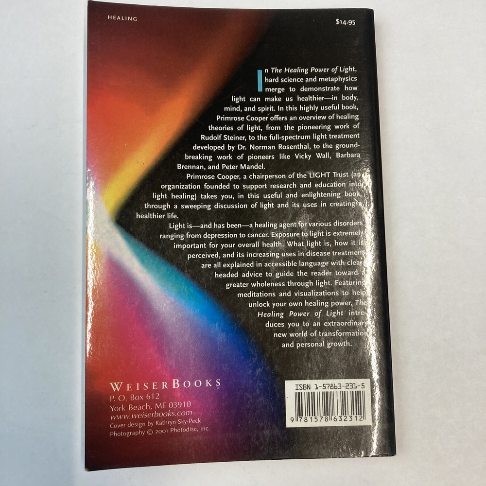 The Healing Power of Light by Primrose Cooper Transformative Powers Metaphysics
