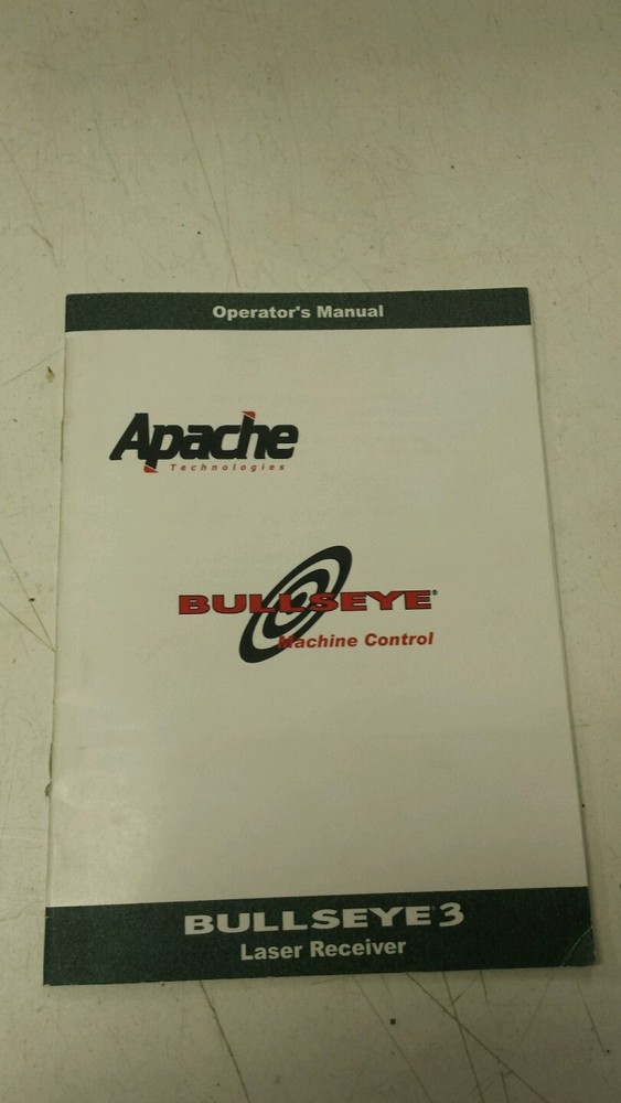Apache Bullseye 3 OPERATORS MANUAL