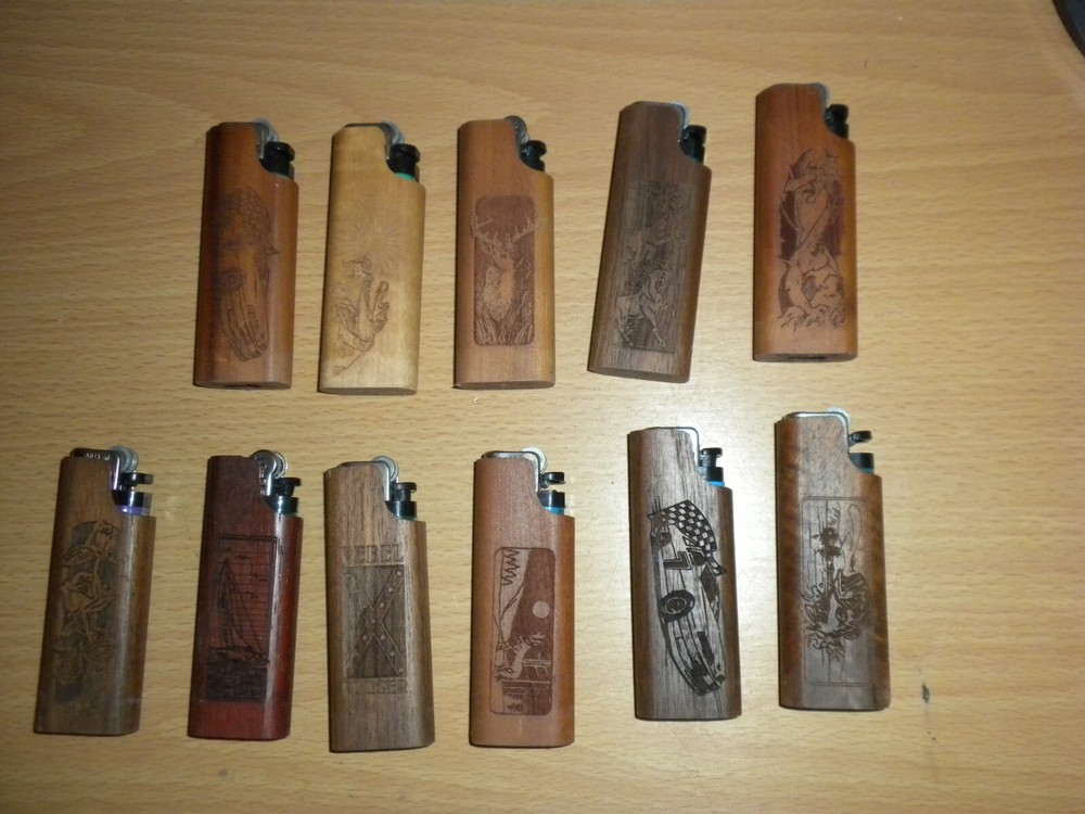 Wayne Carver Wood Lighter holder