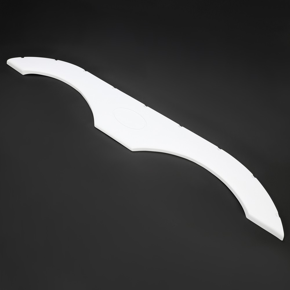 Left & Right Tandem Trailer Fender Skirt In White For RVs Campers And Trailers