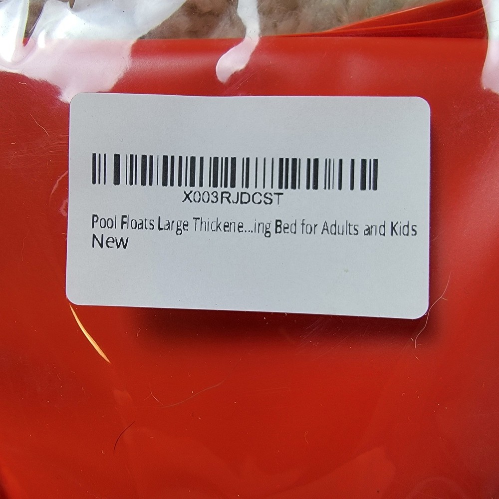 Inflatable Red Number 8 Pool Float With Drink Holders Large Two Person