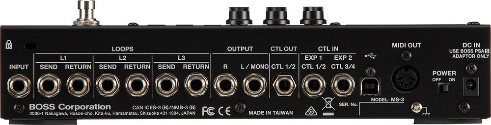 Boss MS-3 Multi Effects Switcher Pedal