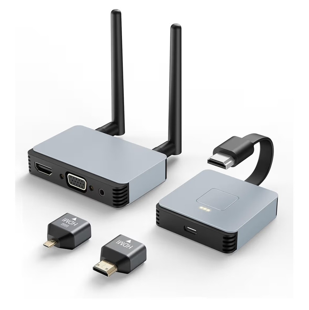BRAIDOL Wireless HDMI Transmitter/Receiver 4K, Wireless HDMI Adapter Plug & Play
