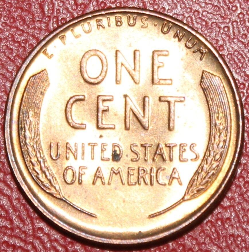 1942-S 1C RD Lincoln Cent UNC 2158