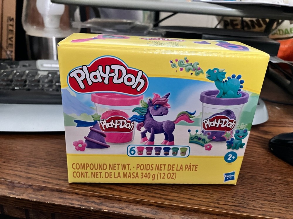 Play-Doh Sparkle Collection 6 Pack Non-Toxic New