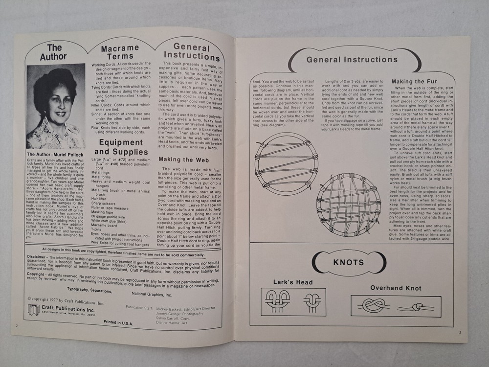 Craft Publications Inc - A Soft Touch For Macrame (1977) #7248