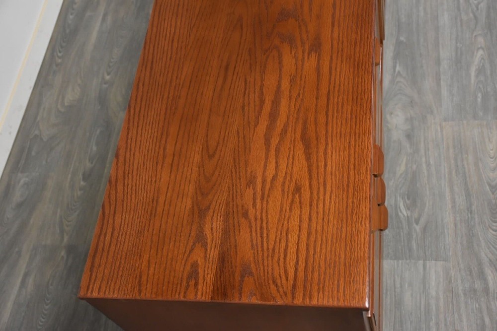 Mid Century Modern Chestnut Credenza