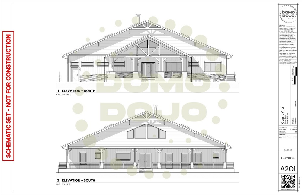 Classic Villa House Plans – PDF Downloadable Blueprint